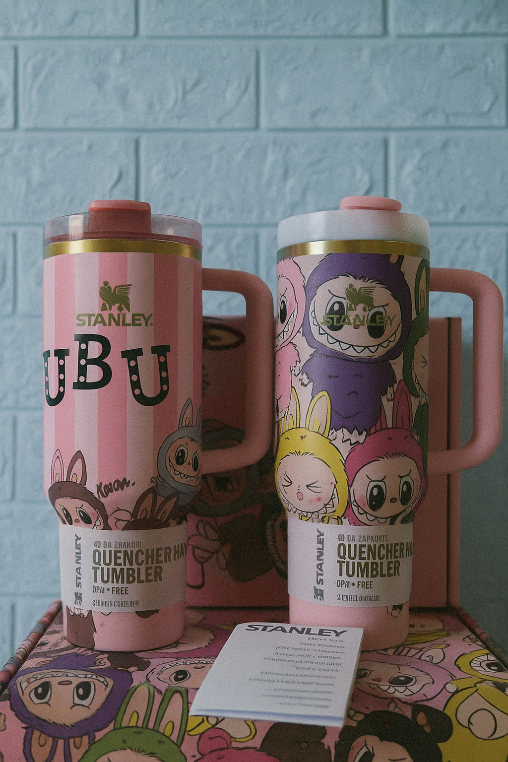 Labubu Design Tumbler – Set of 2 ( 1000ML )