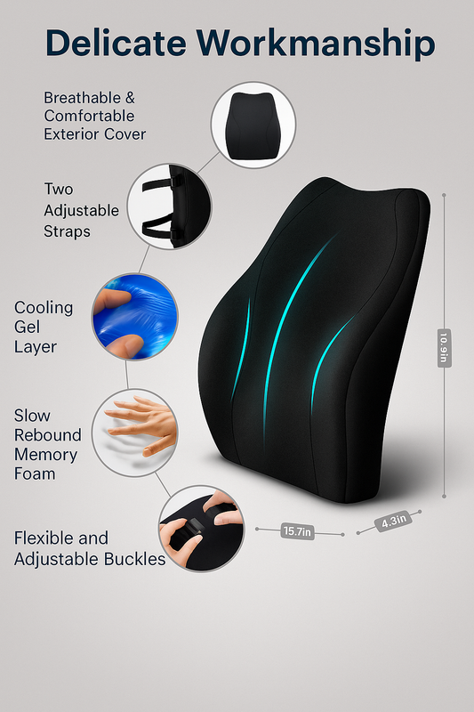 Lumbar Support Pillow.