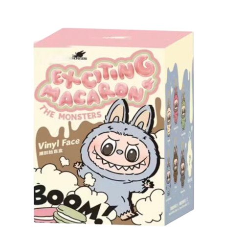 Labubu The Monsters Tasty Macarons Vinyl Plush Pendant Single Blind Box