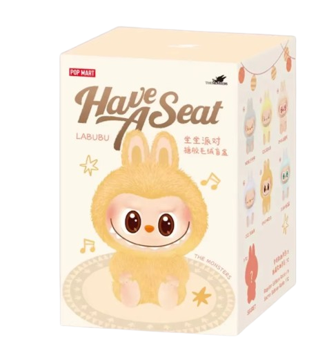 Labubu The Monsters Have a Seat Vinyl Plush Sealed Single Blind Box